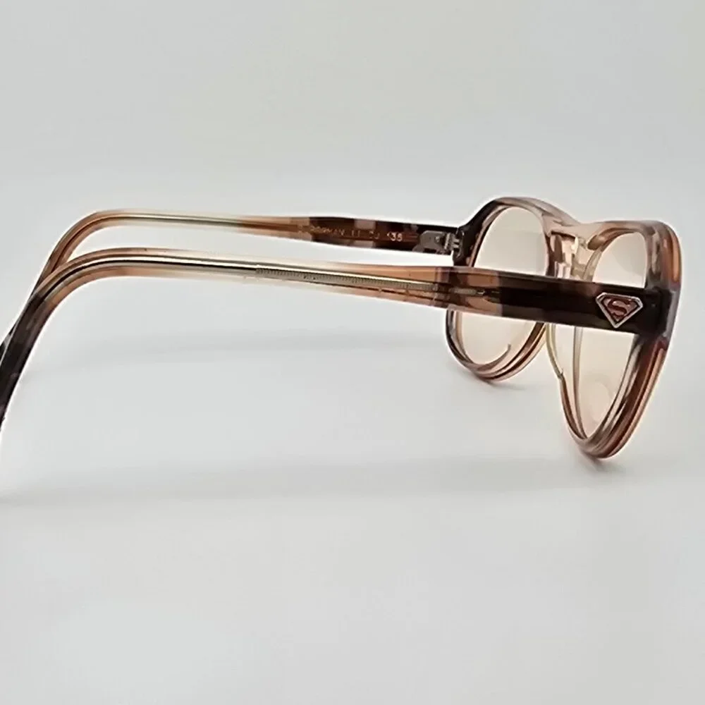 DC Comics Superman II CJ 1978 Brown Fade Kids Aviator Eyeglasses 45-18-135